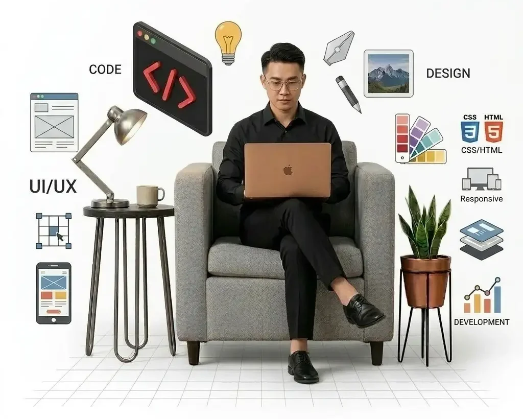 Jasa Pembuatan Website, Landing Page, Desain Logo & Email Perusahaan – Profesional & Terpercaya