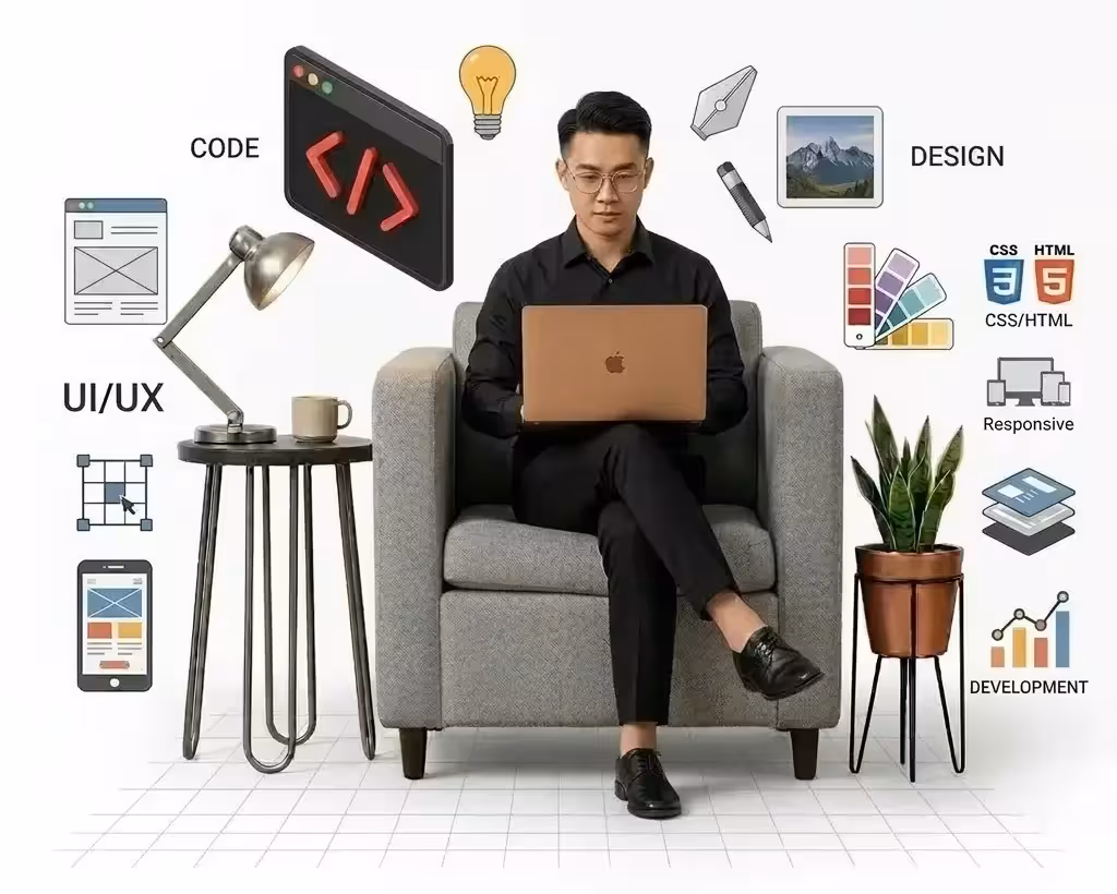 Jasa Pembuatan Website, Landing Page, Desain Logo & Email Perusahaan – Profesional & Terpercaya